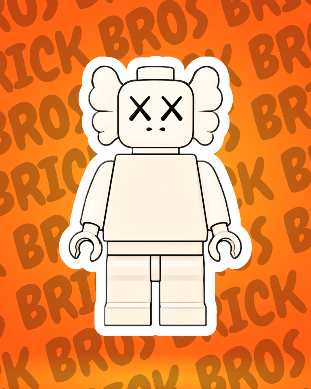 KAWS WHITE - BrickBros Artists
