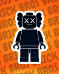 KAWS BLACK - BrickBros Artists